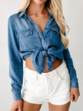 Denim Button Down Shirt