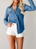 Denim Button Down Shirt