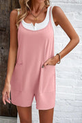 Spaghetti Strap Romper Blush Pink / S