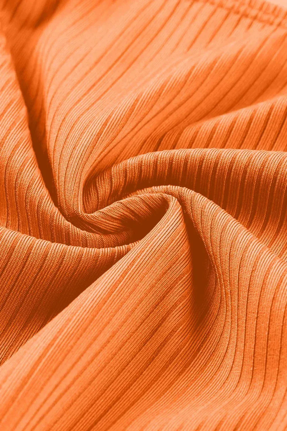 Drawstring Plunge One Piece Swimsuit