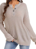 Dropped Shoulder Sweater for Women