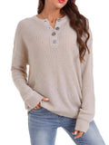 Dropped Shoulder Sweater for Women