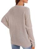 Dropped Shoulder Sweater for Women