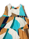 Printed Mock-Neck Mini Dress - product view 3