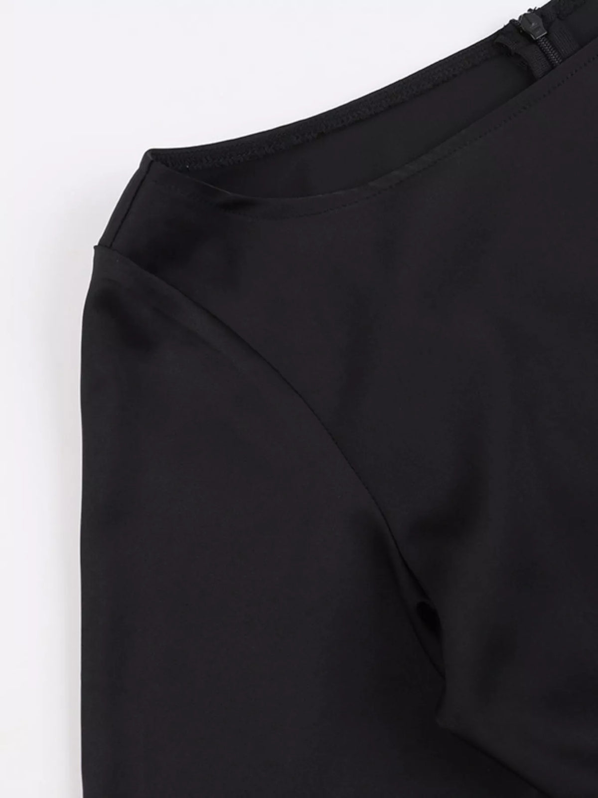 Flare-Sleeve Elegant Mini Dress