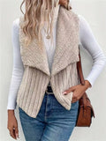 Fleece Open Front Vest
