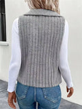 Fleece Open Front Vest