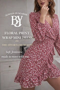 Wrap Mini Dress