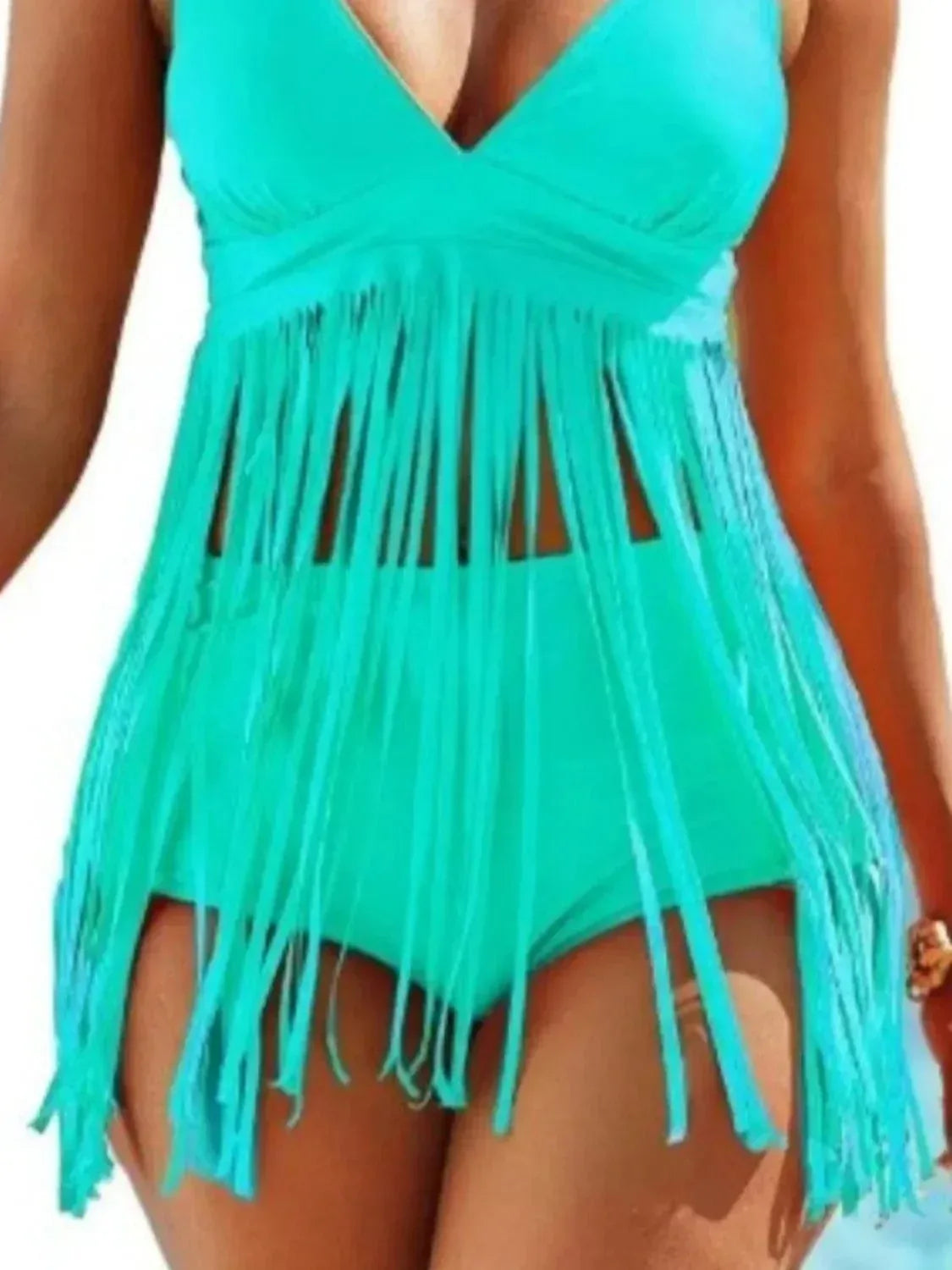 Fringe Plunge Bikini