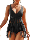 Fringe Plunge Bikini