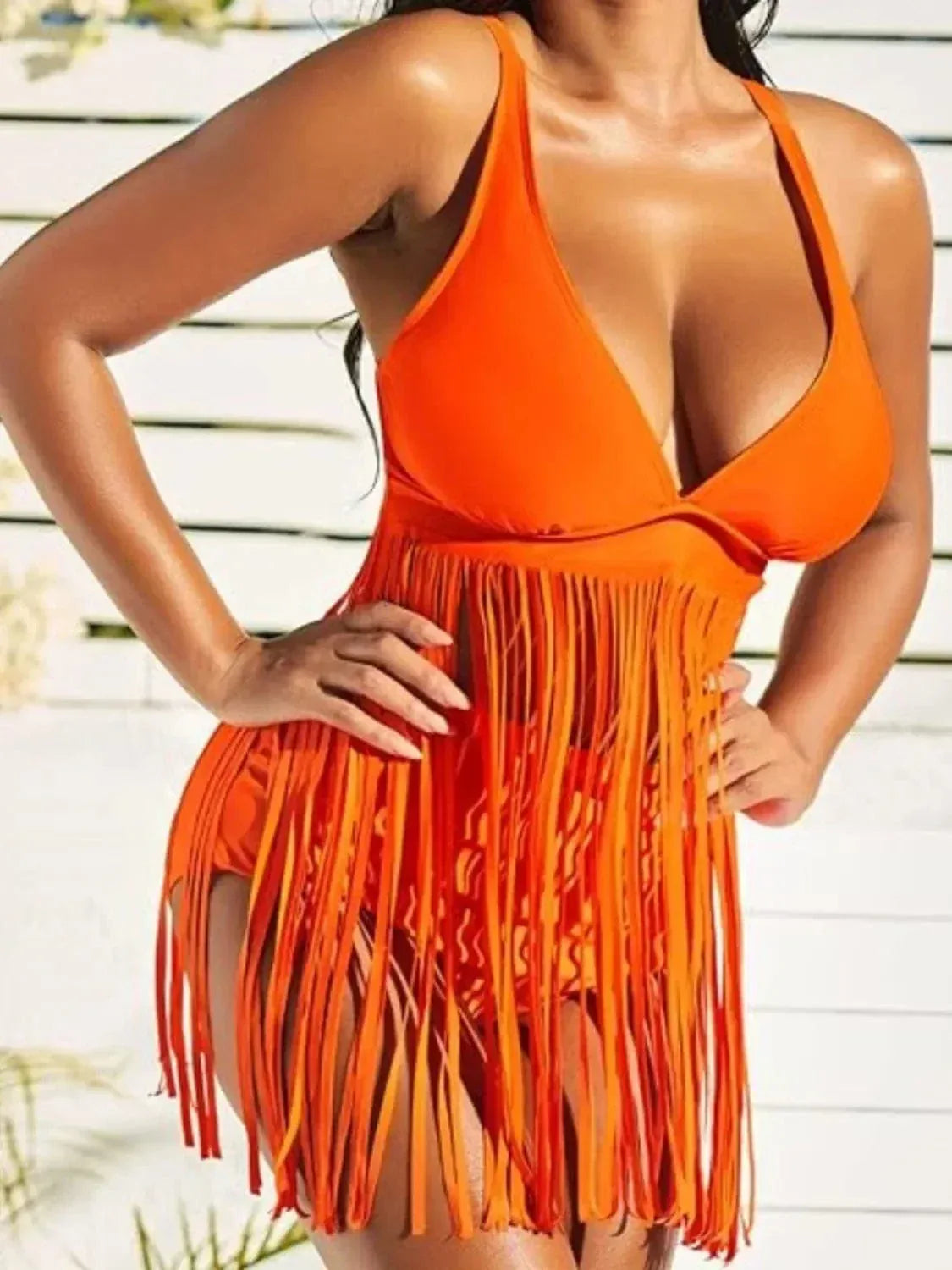 Fringe Plunge Bikini