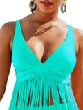 Fringe Tankini Set