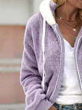 Cozy Fleece Plus Size Zip-Up Jacket
