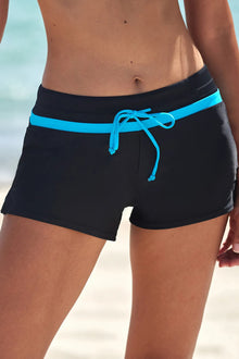 Pantaloncini da bagno con coulisse a tutta lunghezza
