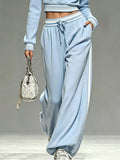 Full Size Half Zip Cropped Top and Pants Set Plus Size