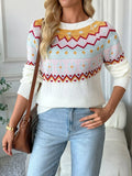 Geometric Pattern Sweater