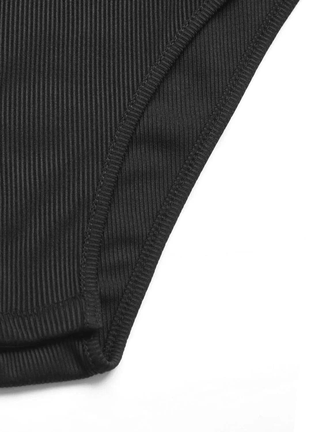 Grecian Neck Flower Bodysuit