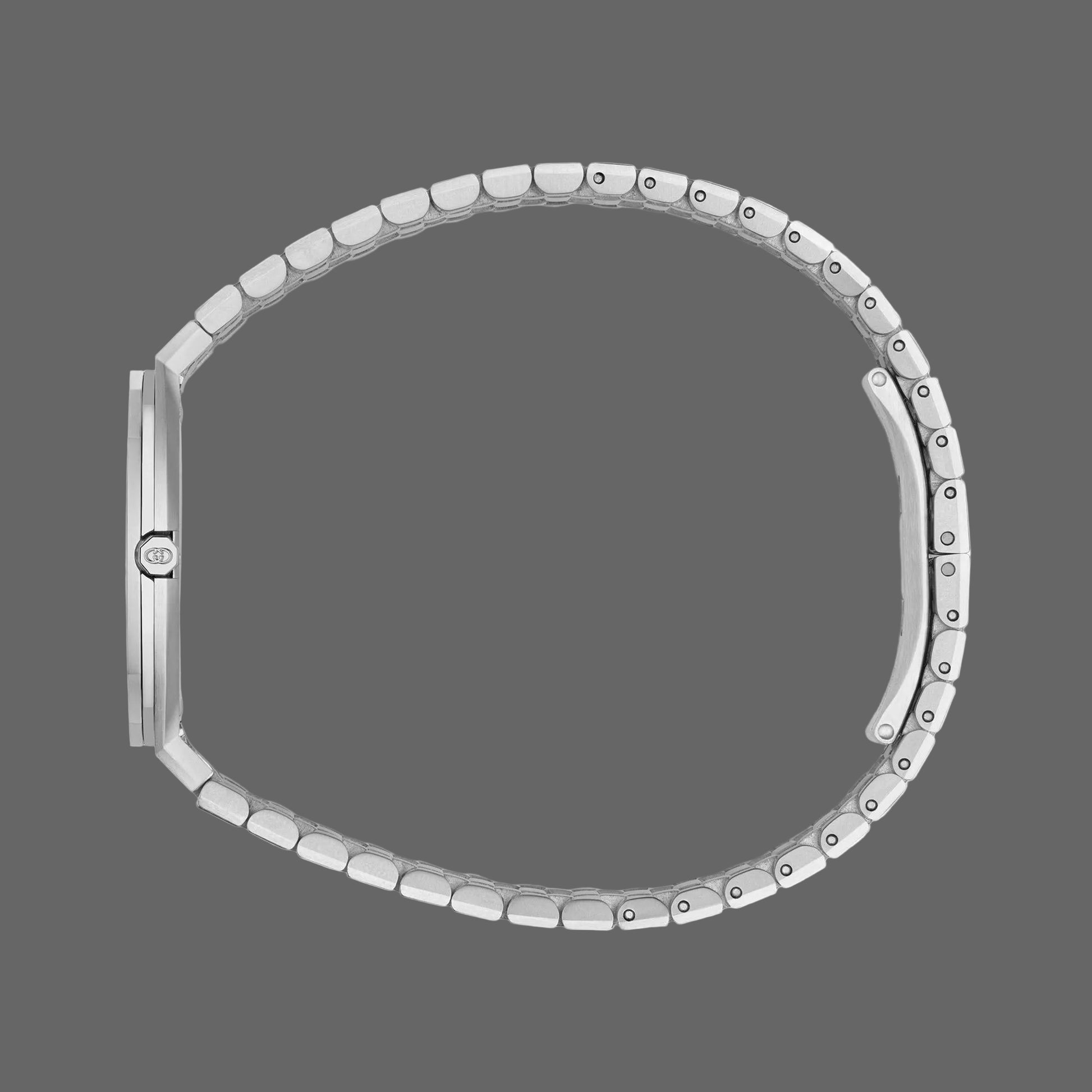 Gucci YA163501 25H Silver Watch