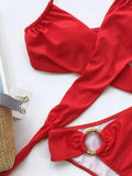 Halter Neck Bikini Set