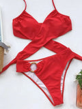 Halter Neck Bikini Set