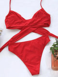 Halter Neck Bikini Set