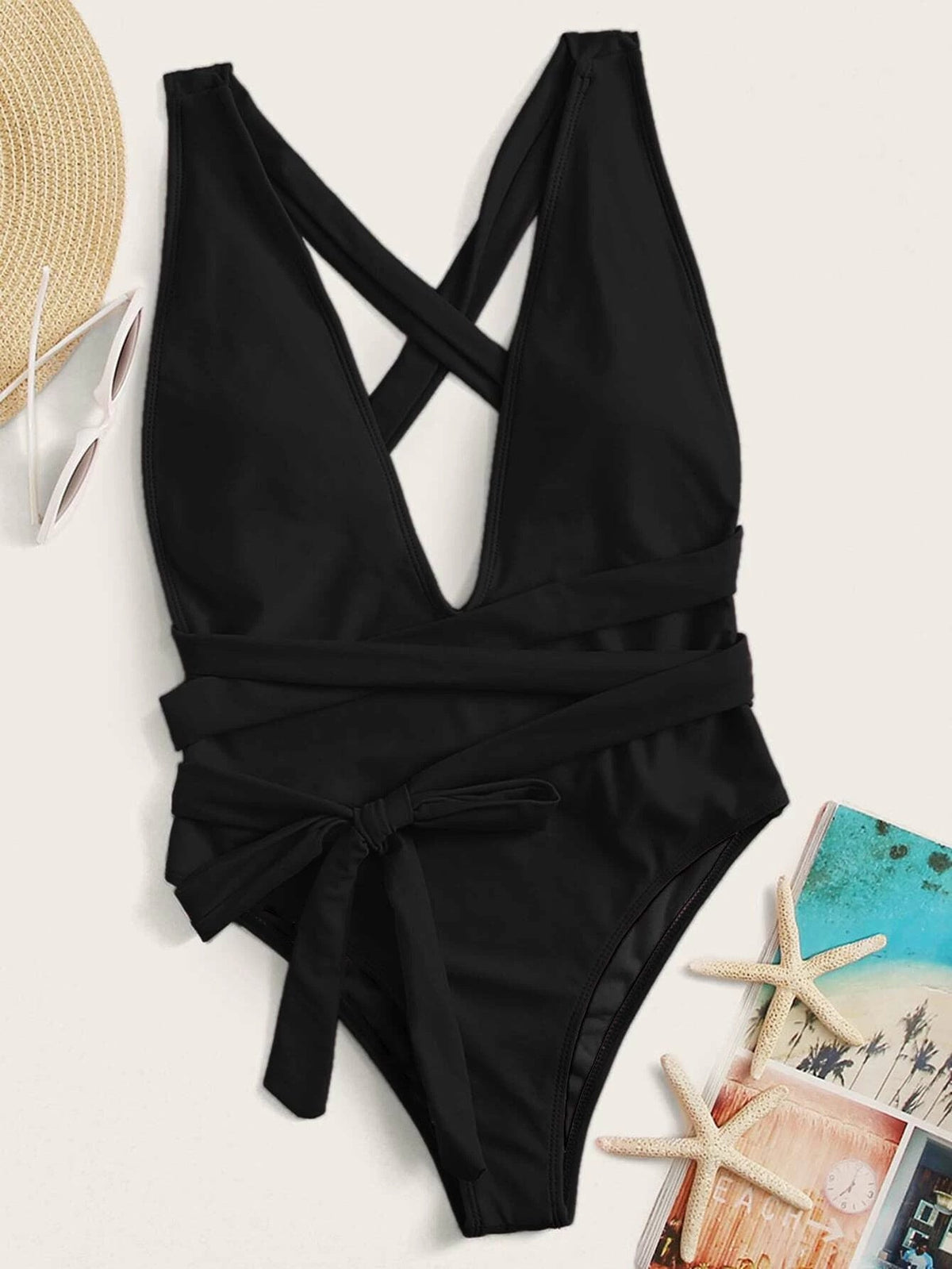 Maillot de bain une pièce dos nu