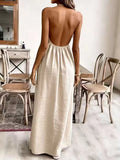 Halter-Neck Maxi Dress - product view 2