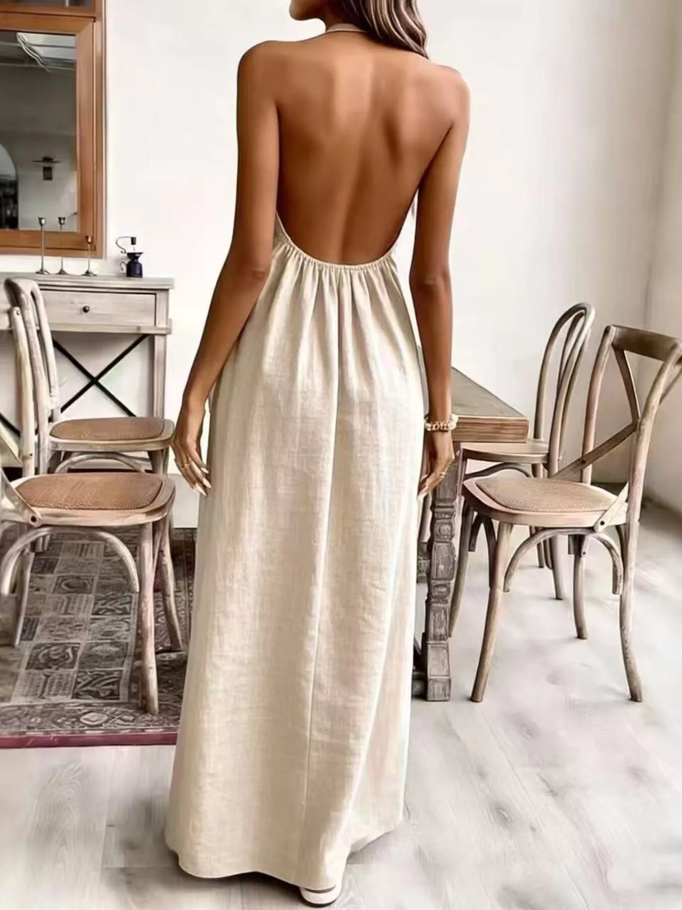 Halter-Neck Maxi Dress - product view 2