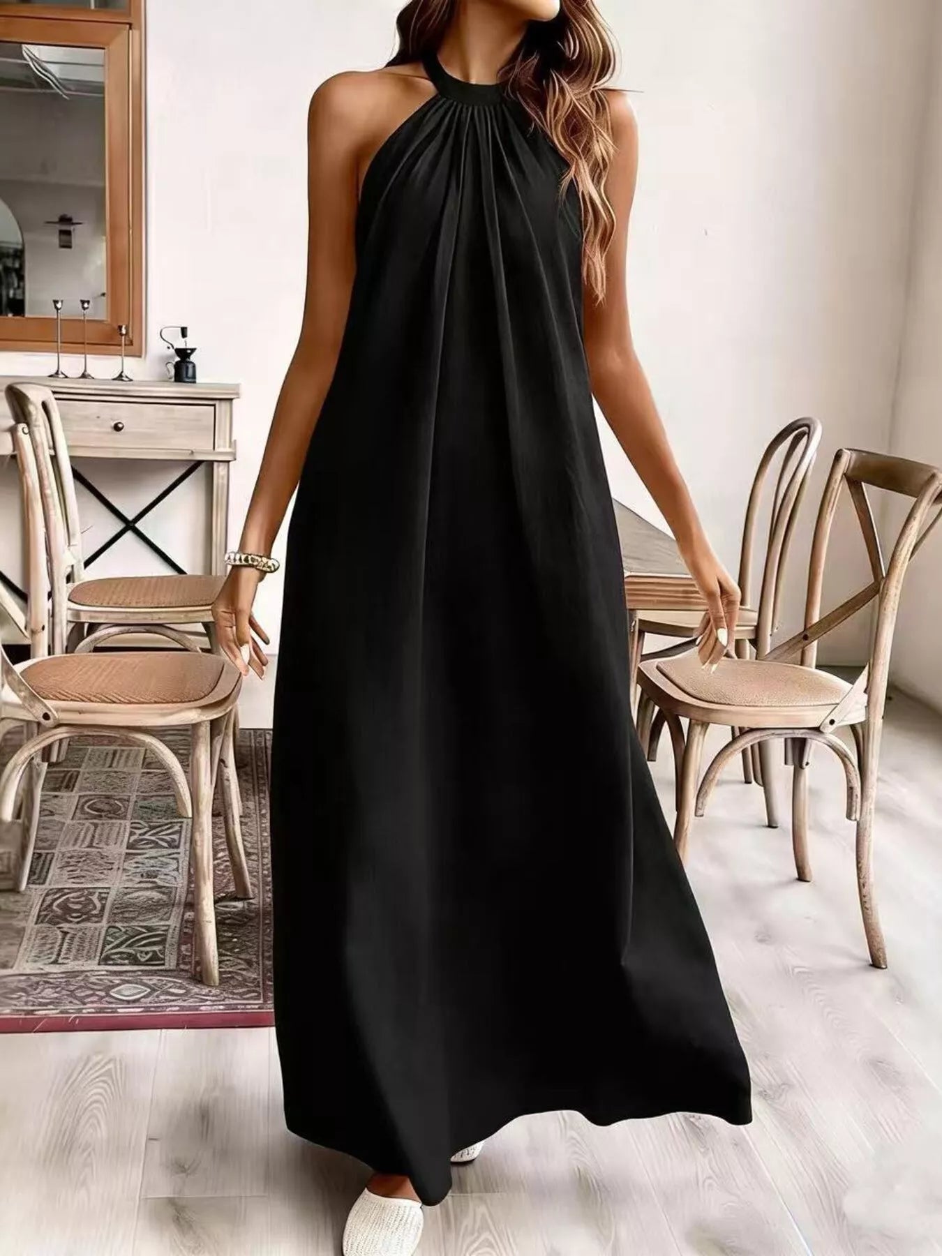 Halter-Neck Maxi Dress - product view 3