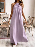 Halter-Neck Maxi Dress - product view 6