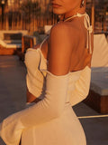 Halter Neck Top and Skirt Set