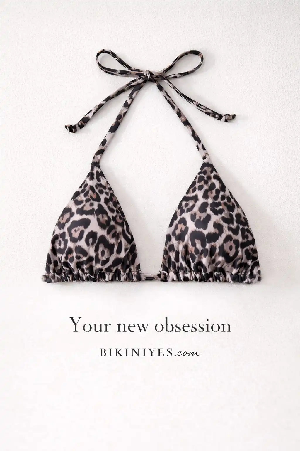 Halter Neck Triangle Swim Top