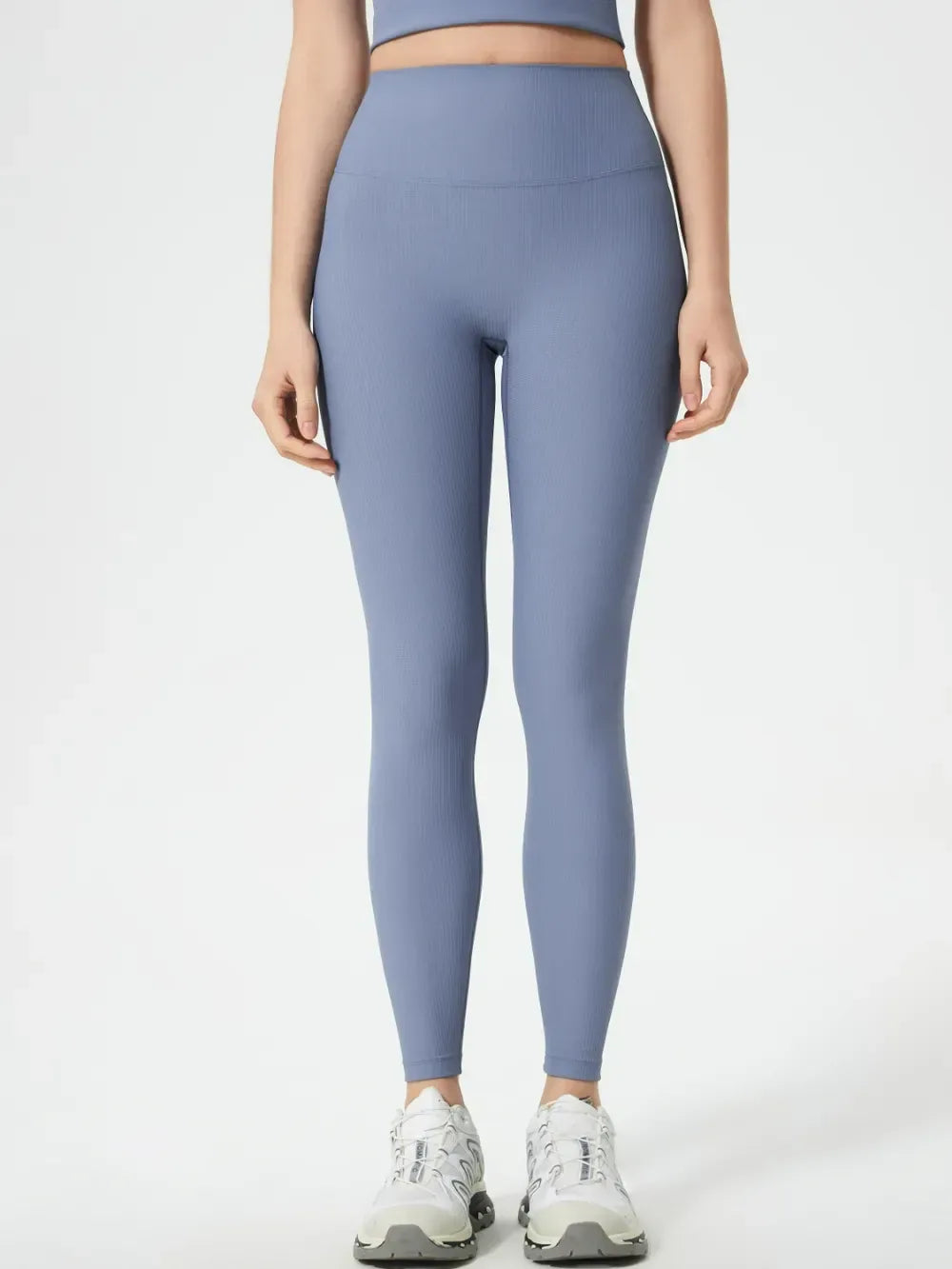High Waist Active Leggings Light Blue / 4