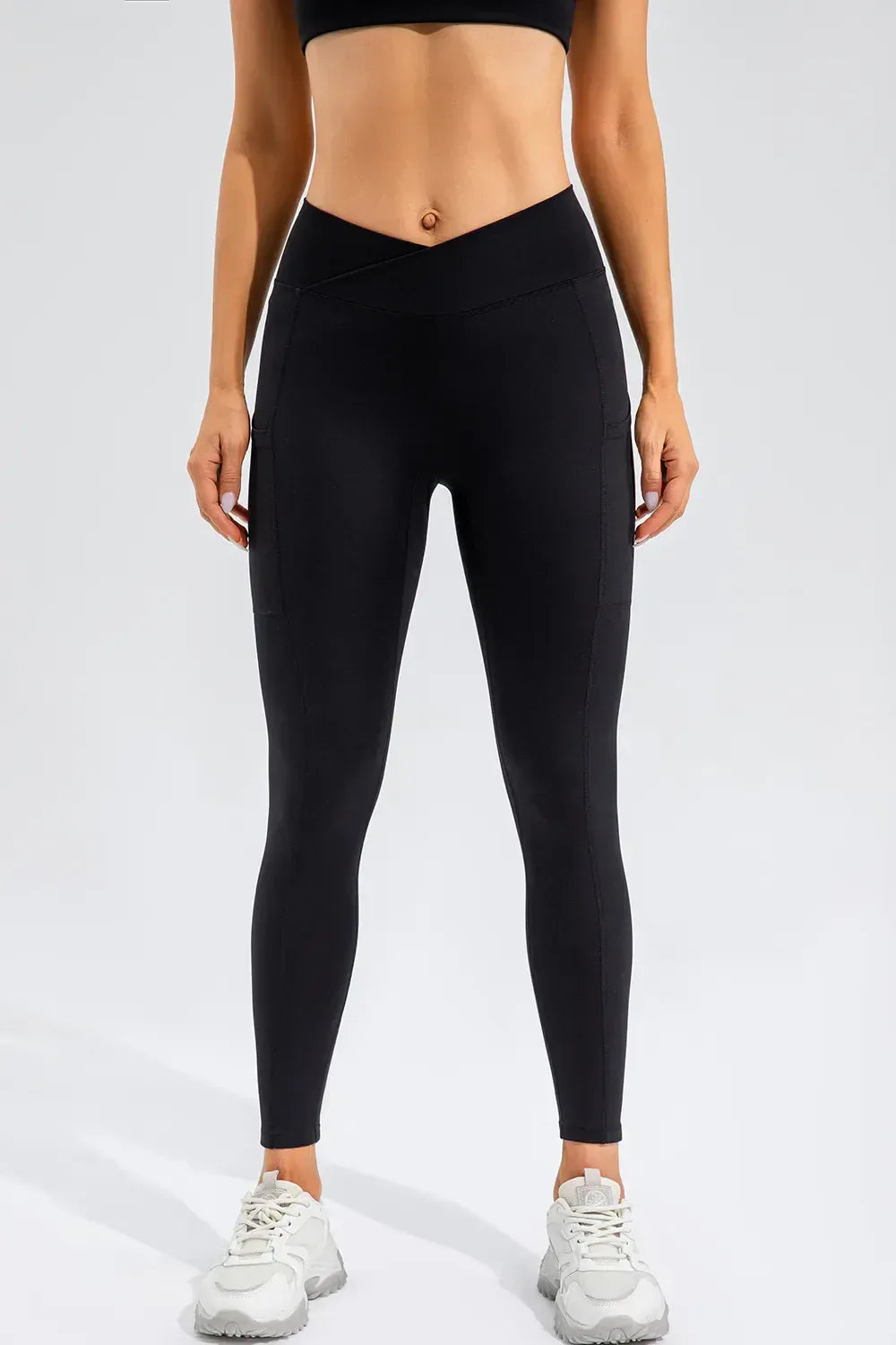 High Waist Active Leggings Black / S