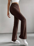 High Waist Flare Pants for Women