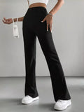 High Waist Flare Pants for Women
