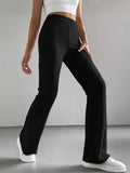 High Waist Flare Pants for Women