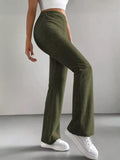High Waist Flare Pants for Women