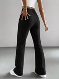 High Waist Flare Pants for Women