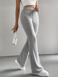 High Waist Flare Pants for Women