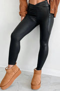 High Waist Leggings with Pockets Black / S