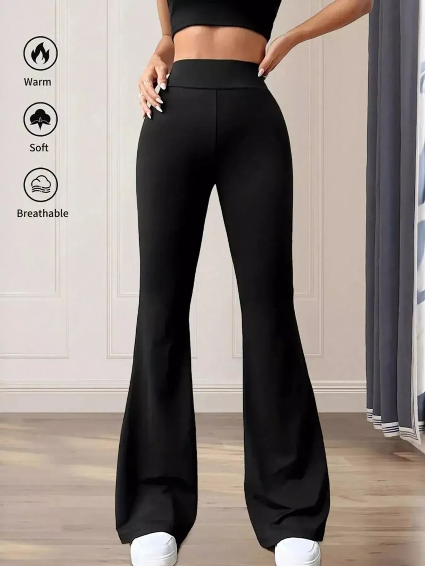 Legging évasé taille haute