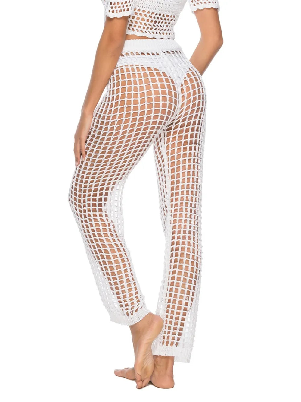 High Waist Cutout Swim Pants