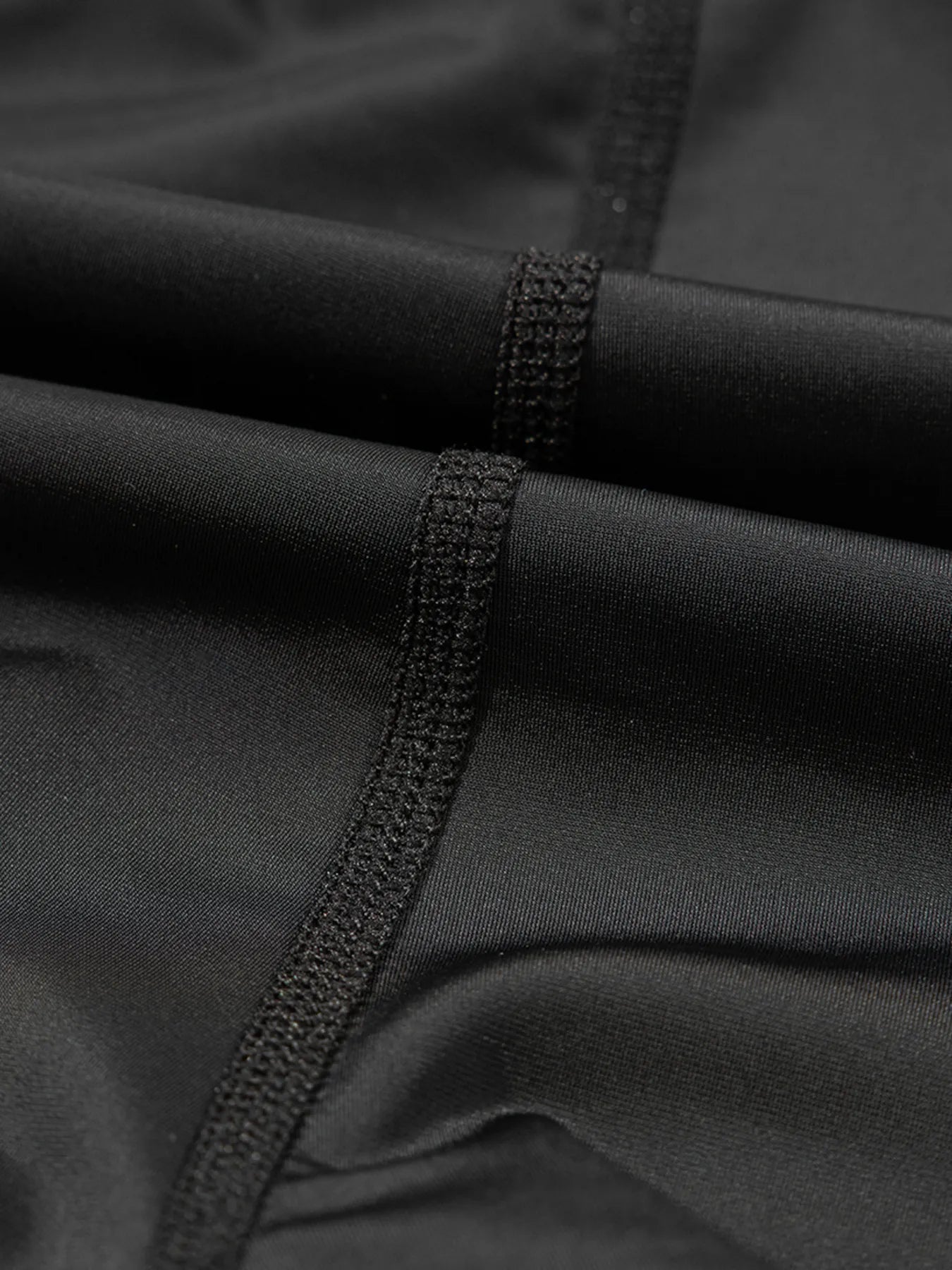 High Waisted Drawstring Swim Shorts