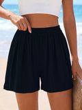 High-Waisted Shorts Black / S