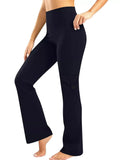 High Waisted Yoga Pants for Women Black / S
