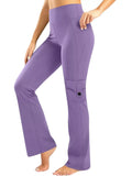 High Waisted Yoga Pants for Women Purple / S