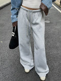 Wide Leg Drawstring Sweatpants