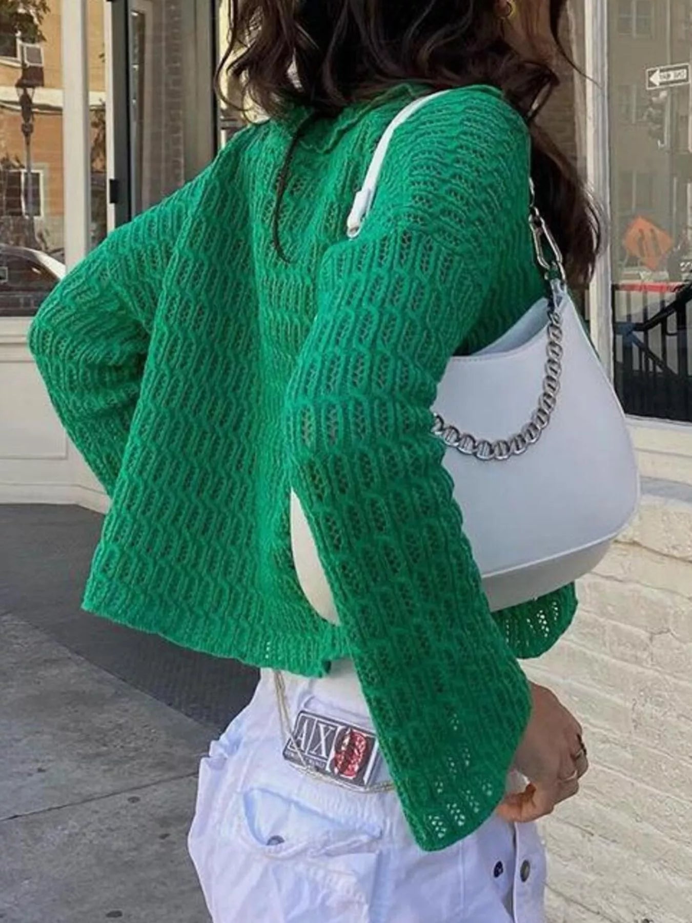 Knit Button-Down Cardigan