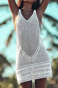 Knit Cover Up for Women White / S